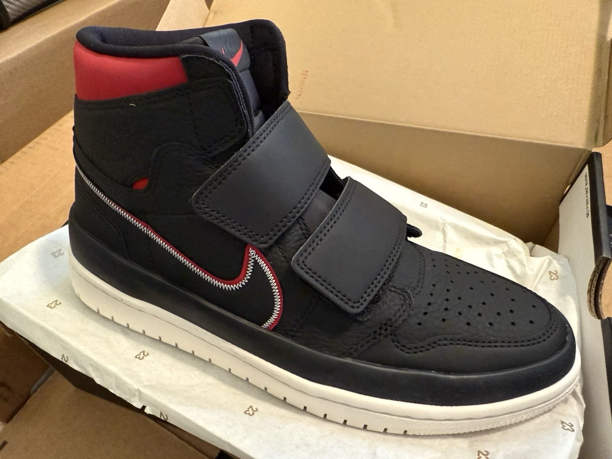 Jordan 1 Retro Double Strap High Black Red | eBay