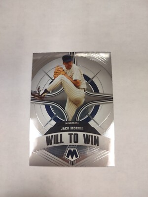 2022 Panini Mosaic Will To Win Jack Morris #WW9 Minnesota Twins
