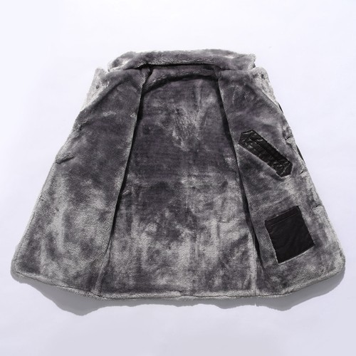 - Winterjacke für Herren, mittellanger Business-Retro-Plus-Samt--Anzug, -Jacke - Bild 17 von 30