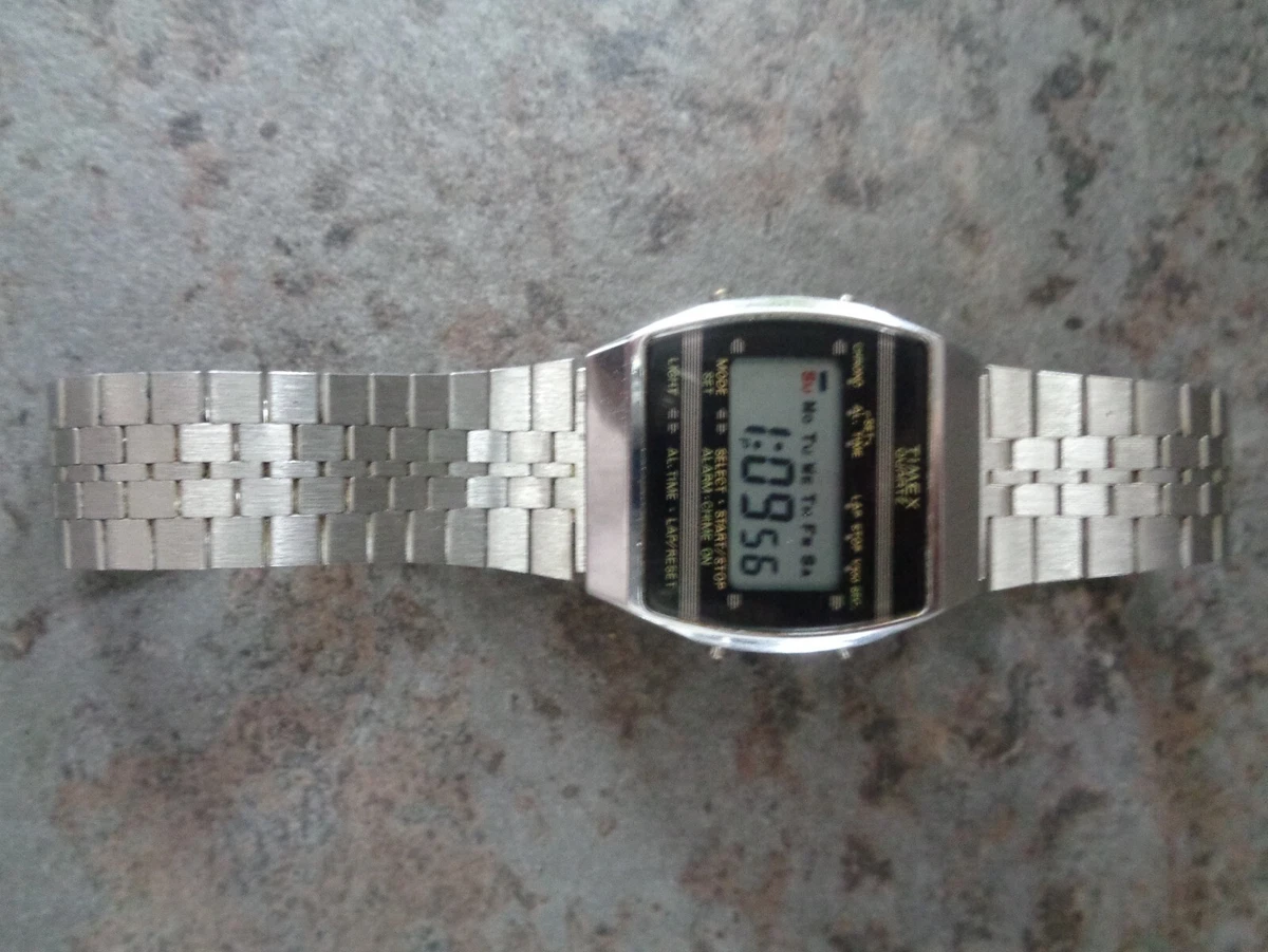Vintage Timex K Cell digital multi function quartz watch with new battery