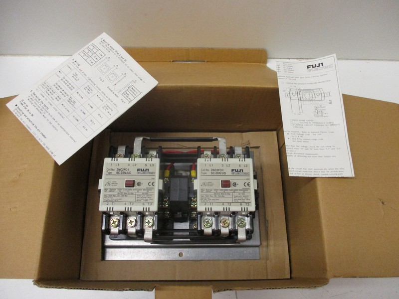 *NEW* FUJI ELECTRIC 2NC2F0 / SC-2SN/UD REVERSING MAGNETIC CONTACTOR