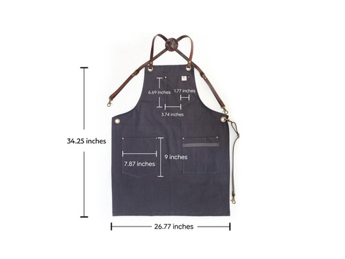 Aprons/Durable washed canvas/Christmas gift/Gift for Him/Her, Gift for Chefs - Picture 5 of 9
