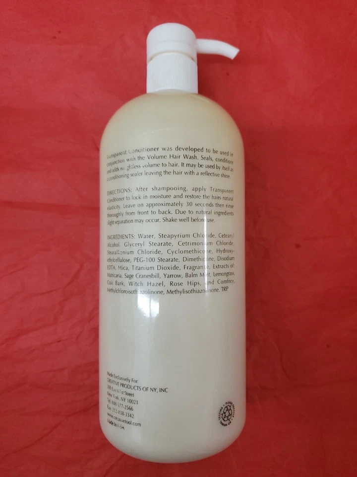 Condicionador transparente CP Creative Hair Care 32 oz. NOTA 90% LÍQUIDO DIFÍCIL DE ENCONTRAR - Imagem 2 de 2