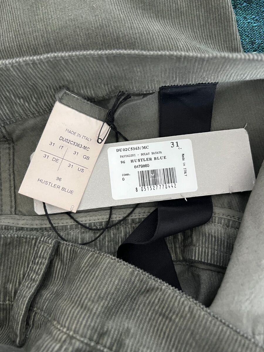 Rick Owens DRKSHDW Corduroy Bolana Banana Pants - Size 31 Rick Owens DRKSHDW Corduroy Bolana Banana Pants - Size 31