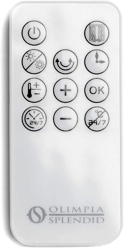 OLIMPIA SPLENDID Termoventilatore parete Ceramico Stufa 2000W 99364 Caldo Up T - Immagine 3 di 4