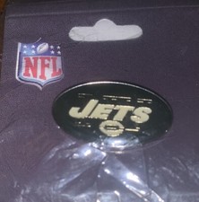 NEW YORK JETS LOGO PIN BRAND NEW SEALED OFFICIAL NFL PRODUCT