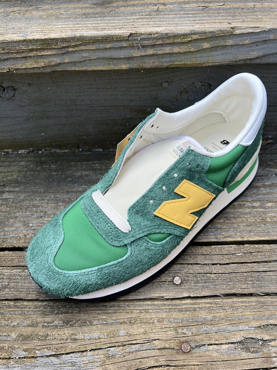 New Balance 990v1 Made In USA Teddy Santis Green Gold Men's