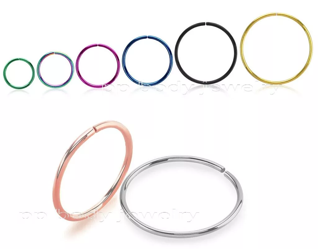 Bendable nose hotsell rings