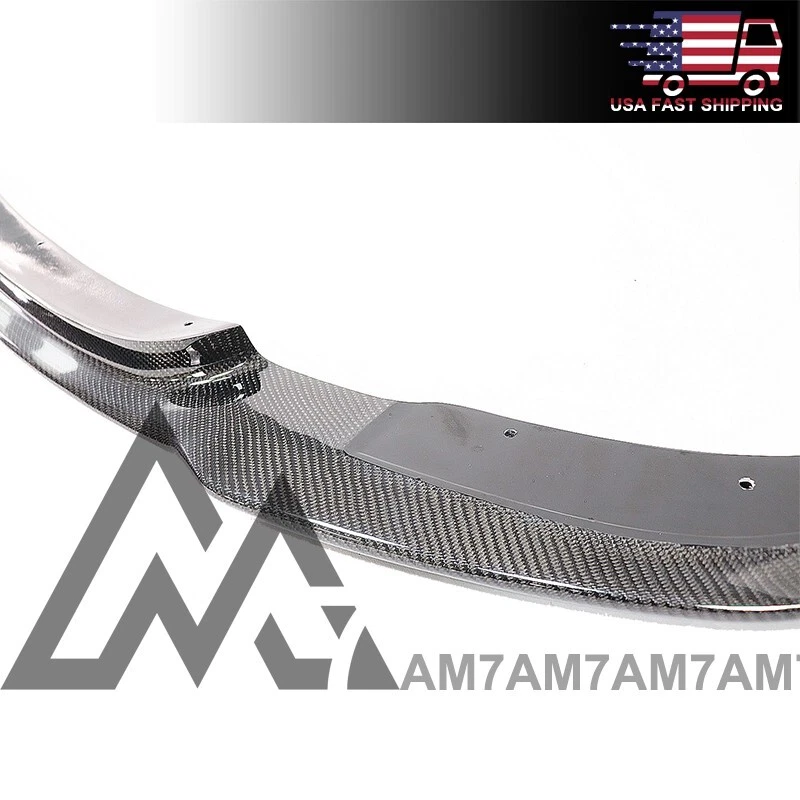 Labio delantero de fibra de carbono estilo HM para BMW F10 M5 2012 2013 2014 2015 2016 2017 Foto 4 de 4
