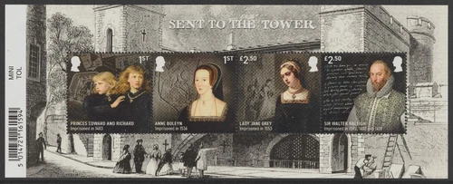 GB 5211 MS5211 Tower of London Sent to the Tower miniature sheet MNH 2024