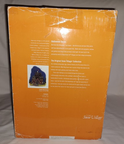 Dept 56 Snow Village Halloween 'Castle Blackstone' 55346 - Picture 12 of 15