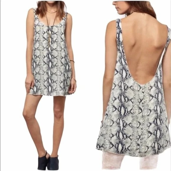Snakeskin swing dress clearance