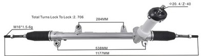 Mech. Lenkgetriebe passend für Hyundai Tucson und Kia Sportage IV / nur 4WD
