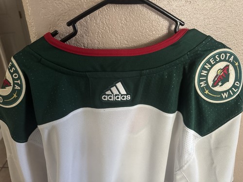 Adidas NHL Minnesota Wild Authentic Size 42 Jersey Primegreen Men’s GT5628 NWT - 第 4/5 張圖片