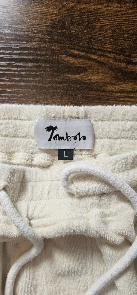 Tombolo Cabana Shorts Womens Large Crouching Tiger Hidden Beverage Terry Cloth - Image 2 of 4