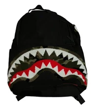 Sprayground Limited Edition Backpack  Camo Shark Mouth