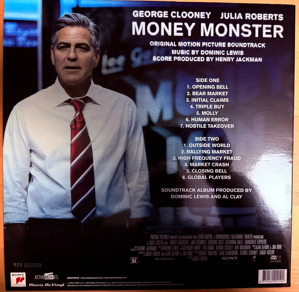Money Monster (Original Motion Picture Soundtrack) - Ltd Ed Green Vinyl Foto 4 de 4