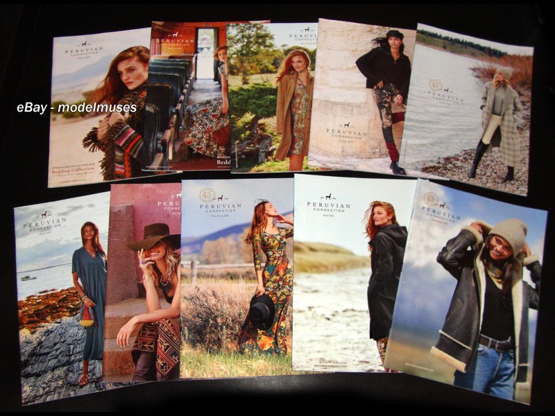 Lot of 22 - PERUVIAN CONNECTION Back-Issue Women's Fashion CATALOGS 2020-2023