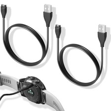 2Pack Watch Charger Cable 010-12491-01 Replace for Garmin Multiple Watch Devices