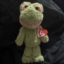 TY Attic Treasures - FLOYD the Frog (Regular Size - 8 inch) - MWMTs Stuffed Toy