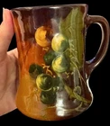 ROSEVILLE Pottery ROZANE wide bottom 856 Mug Cup ARTIST SIGNED W. MYERS 1900'S