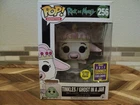 Funko Pop Animation Rick And Morty Tinkles / Ghost in A Jar GITD # 256 Exclusive