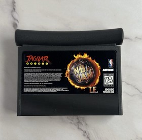 NBA Jam T.E. (Atari Jaguar, 1996) Authentic Cartridge & Manual - Tested 