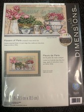 Dimensions counted cross stitch kit - Flowers of Paris design