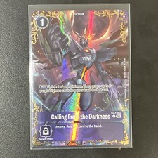 Bandai Digimon Card Game Calling From the Darkness BT7-107 Alt Art Holo English