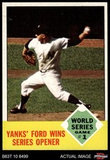1963 Topps #142 Whitey Ford 8 - NM/MT