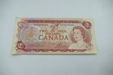 Canada Note 2 Dollars 1974 GOOD CONDITION