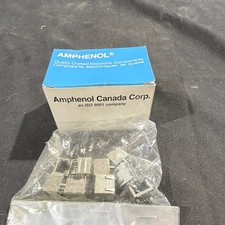 Amphenol RJHS-538B RJ Modular Connector Silver 8-Pin Crimp Qty 10