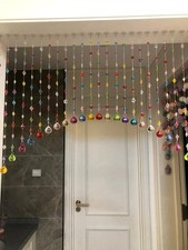 Crystal Beaded Curtain, Multicolor Hanging Door Decoration with 20 strings