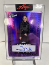Leaf Electrum Gal Gadot Fame Purple Vinyl 1/1 Autograph
