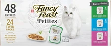 Purina Fancy Feast Gourmet Wet Cat Food Petites Gravy 48 servings Pack of 24