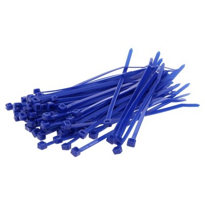 100 Stück Kalitec Kabelbinder Blau 100mm x 2,5mm Polyamid uv-beständig