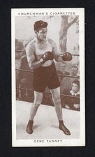 1938 Churchman's Cigarettes Boxing GENE TUNNEY #35 EX/MT Condition
