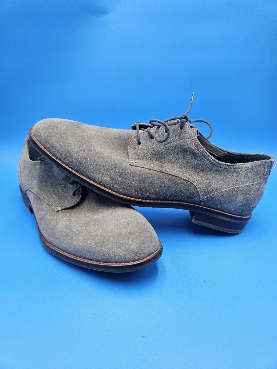 Cole Haan Grand 360 Oxford Lace Up Gray Suede Mens Dress 