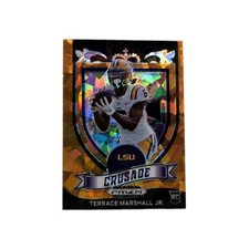 2021 Panini Prizm Draft Picks - Crusade Terrace Marshall Jr. #180 Orange Ice