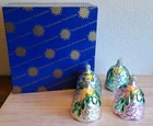 Vintage Smithsonian Museum Tiffany Style Shades Glass Christmas Tree Ornament