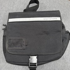 Eastsport Black Messenger Shoulder Bag Nylon Travel / Work / Everyday Carry