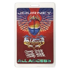 Journey 2008 Tour w/ Heart & Cheap Trick All Access Laminated Backstage Pass