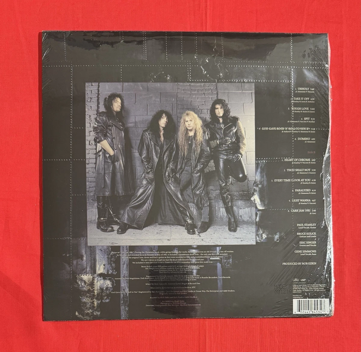 KISS ✨ REVENGE ✨ LP 30th ANNIVERSARY LIMITED EDITION 2023 Reissue SILVER VINYL