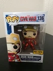 Funko Pop! Marvel's Civil War Iron Man Unmasked #136 Hot Topic Exclusive