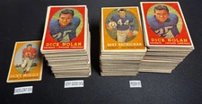 1958 Topps Football Cards 1-132 (P-NM) - You Pick - Complete Your Set