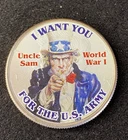 Colorized Kennedy Half Dollar World War I I Want You Uncle Sam Free Shipping