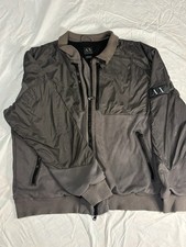 Armani Exchange Mens Contrast Bomber Zipper J...