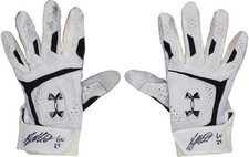 Ryan Mountcastle Orioles Signed GU Gloves from 2024 Season w/Insc RG13314319-20