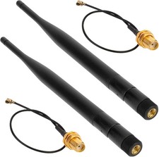 2 Pack 915MHz LORA Antenna 5dBi Gain Omni SMA Male Connector RF Antenna Adapter