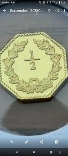 1881 UNITED STATES CALIFORNIA GOLD TOKEN 1/2 DOLLAR INDIAN NICE OCTOGON TOKEN